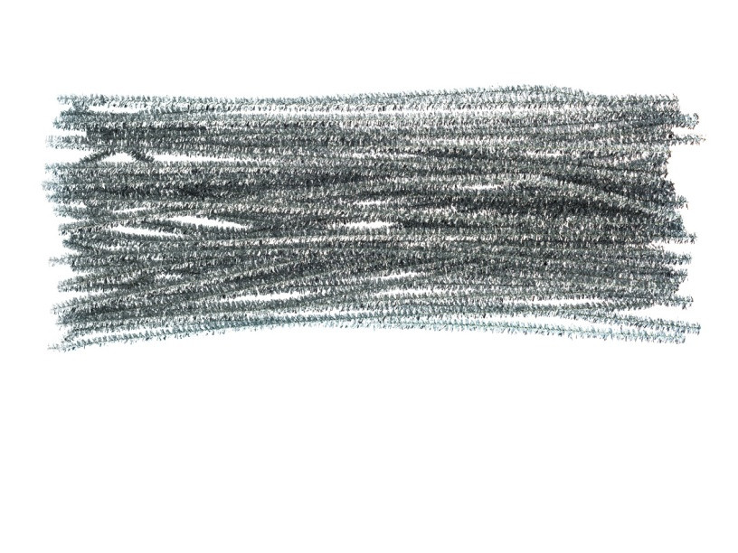 Druciki kreatywne srebrne metaliczne 30cm (40szt.) DR16 Brewis